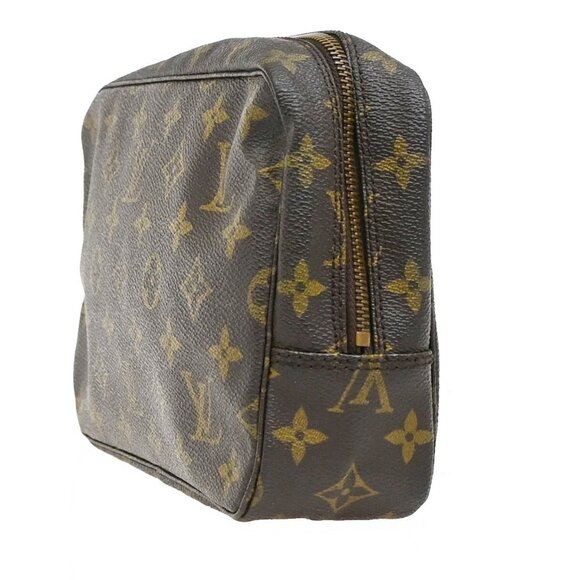 LOUIS VUITTON Trousse Toilette 23 Clutch Hand Bag Monogram Brown - Picture 8 of 16